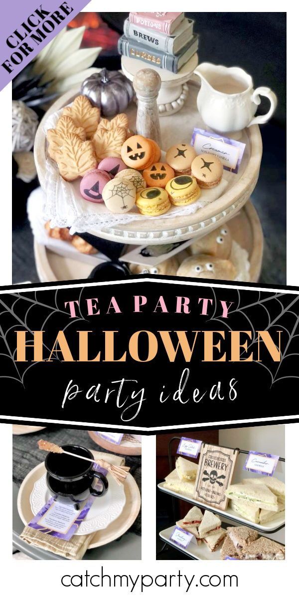 tea party halloween party ideas for kids and adults