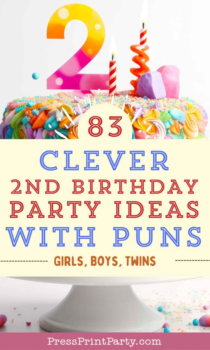 a birthday cake with candles and sprinkles on it that says,'2 clever