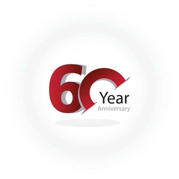 the 60th anniversary logo is shown