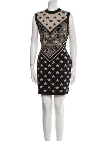 Balmain Sheath DressNeutralsPrintedSleeveless with Mock NeckExposed Zip Closure at BackDesigner Fit: Dresses by Balmain are typically designed for a slim fit. Printed Mini Dress, Print Patterns, Dress Outfits, Slim Fit, Mini Dress, Clothes For Women, Dresses, Pattern, Clothes