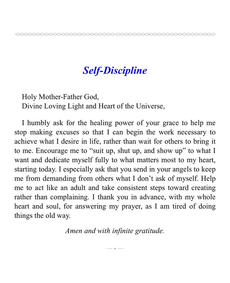 an image of a book page with the text self - discipline