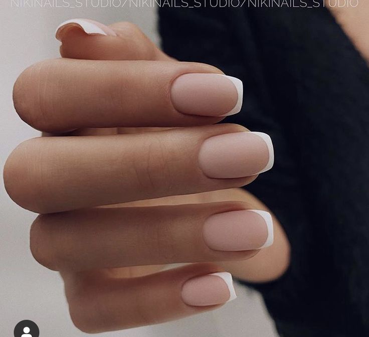 Round Square Nails, Matte Pink Nails, Natural Nails Manicure, Gel Nails French, Minimal Nails Art, Hello Nails, Subtle Nails, Minimal Nails, Acrylic Nails Coffin Pink