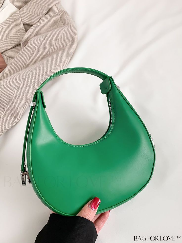 BagForLove - Compact Modish Hobo Handbag Product Description Color Green Magnetic No Bag Size Mini Type Hobo Bag Pattern Type Plain Closure Type Zipper Strap Type Top Handle Style Fashionable Composition 100% Polyurethane Material PU Leather Size Chart INCH CM Bag Length Bag Width Bag Height Handle Height 7.9 inch 2.4 inch 7.9 inch 5.5 inch Bag Length Bag Width Bag Height Handle Height 20 cm 6 cm 20 cm 14 cm Details Pictures Similar Products h2 { text-align: center; } /* æ¢è¡ */ li{ white-spac Green Handheld Hobo Bag For Shopping, Green Handheld Bag With Single Handle, Green Handheld Shoulder Bag With Single Handle, Green Single Handle Bag For Everyday Use, Trendy Green Shoulder Bag With Single Handle, Green Hobo Bag With Double Handle, Green Handheld Hobo Bag For Errands, Handheld Green Hobo Bag For Errands, Green Shoulder Bag With Single Handle