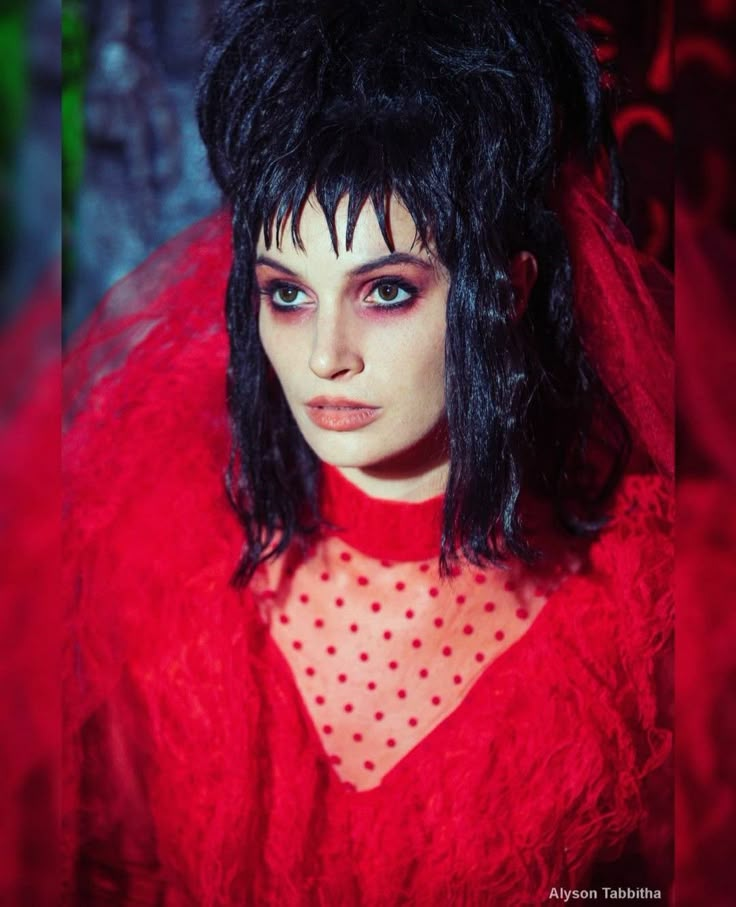 Alyson Tabbitha, Lydia Deetz Cosplay, Halloween Face Paint Designs, Rosie The Riveter Costume, Halloween Customer, Beetlejuice Makeup, Cinderella Cosplay, Horror Halloween Costumes, Beetlejuice Halloween