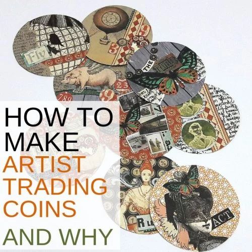 the cover of how to make artist trading coins and why