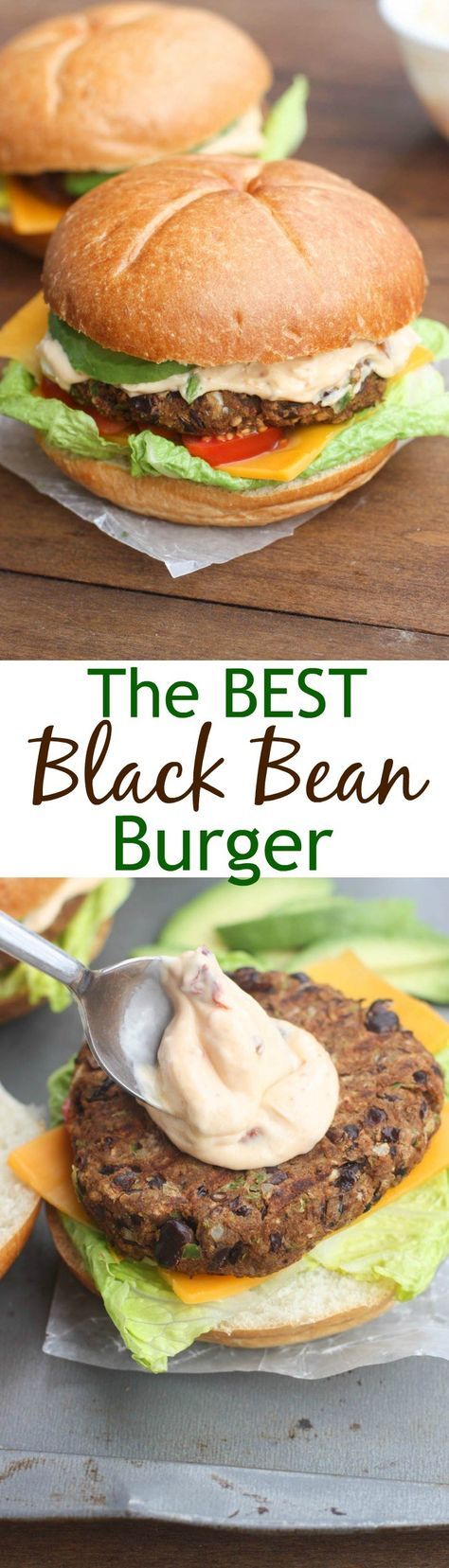 the best black bean burger recipe is made with only three ingredients and it's ready to be eaten