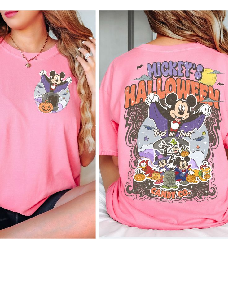 Celebrate Halloween in magical style with our Mickey-themed tee! Featuring everyone's favorite mouse in a bewitching design, this shirt is a must-have for spooky season. Perfect for pumpkin patch adventures or hauntingly fun parties, it's comfy, cute, and full of Disney charm. Get into the spirit with Mickey and make this Halloween one to remember! Disney Charms, Spooktacular Halloween, Halloween Tees, Spooky Season, Pumpkin Patch, Best Part Of Me, The Spirit, Trick Or Treat, Chambray