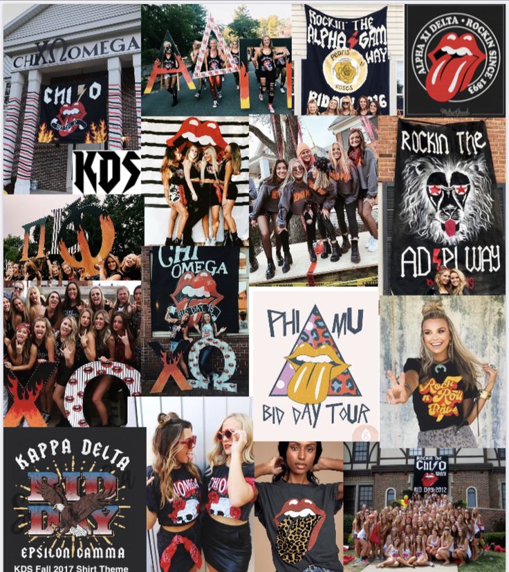 the rolling stones collage is featured in this image with many different pictures and words