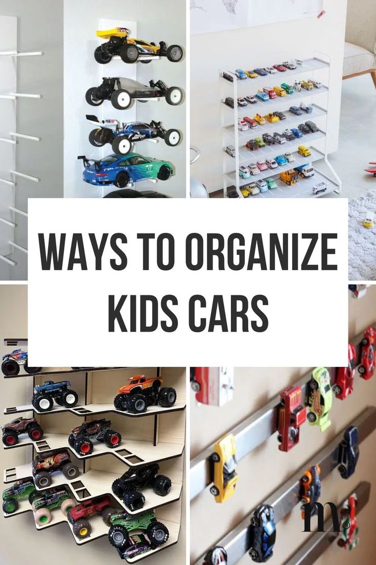 there are many different ways to organize kids cars