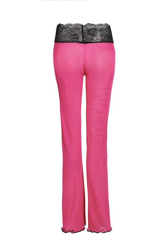 Sporty Pink Loungewear Pants, Sporty Pink Lounge Pants, Pink Stretch Sweatpants For Loungewear, Casual Stretch Pink Bottoms, Casual Pink Long Pants, Pink Straight Pants For Loungewear, Trendy Pink Full Length Sweatpants, Trendy Full-length Pink Sweatpants, Sporty Pink Pants For Spring