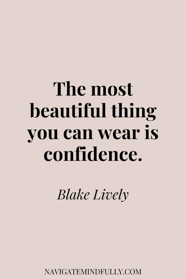 the most beautiful thing you can wear is conflence - blake liscy