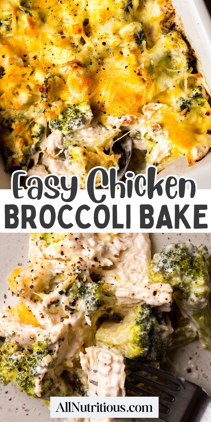 this easy chicken broccoli bake is the perfect side dish for any meal