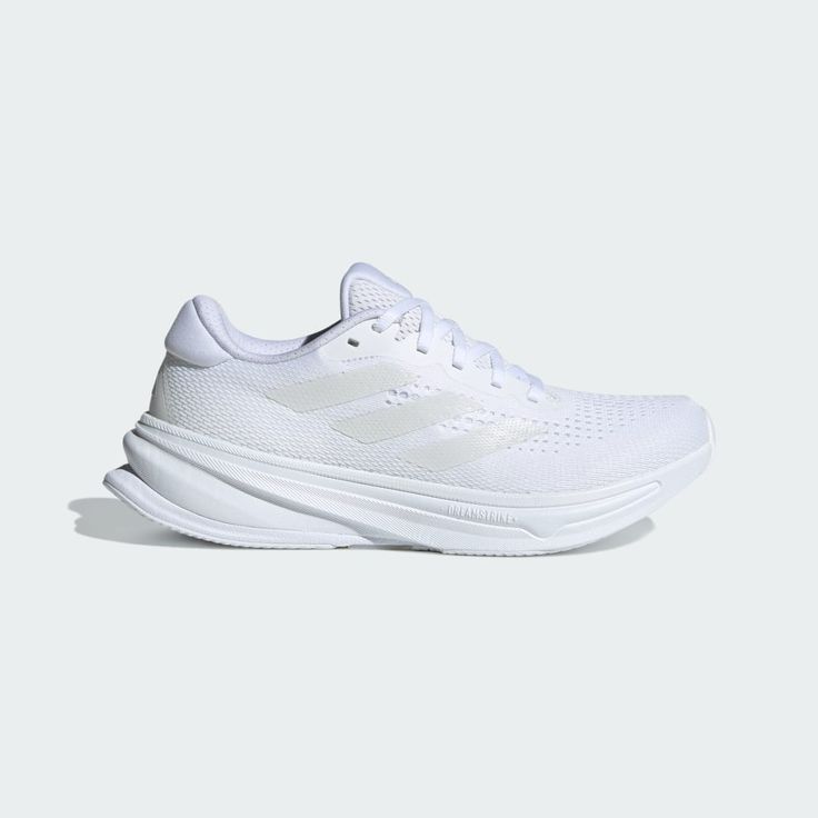 adidas Shop the SUPERNOVA RISE W - White at adidas.com/us! See all the styles and colors of SUPERNOVA RISE W - White at the official adidas online shop. Cross Country Shoes, Adidas Supernova, Unique Sunglasses, Adidas Shoes Women, White Running Shoes, Adidas Running Shoes, Guys Clothing Styles, Womens Running, Workout Shoes