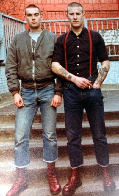 Skinheads Ska Outfits Men, Skinheadstyle Men, Ska Outfits, Skinhead Aesthetic, Skinhead Clothing, Skinhead Style, Doc Martin Boots, Skin Heads, Skinhead Boots