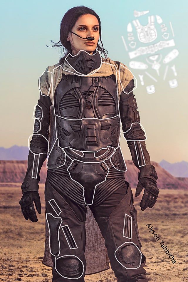 Cosplay Patterns Templates & Accessories by Alyson Tabbitha Dune Stillsuit Cosplay, Still Suit Dune, Dune Cosplay Diy, Dune Costume Diy, Stillsuit Dune, Fremen Costume, Dune Suit, Dune Stillsuit, Dune Costumes