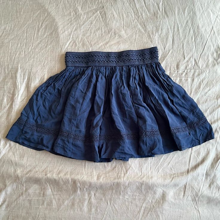 Brand: Aeropostale Navy Blue Mini Skirt (Lined) Size: Medium Never Worn Blue Mini Skort With Elastic Waistband, Blue Mini Bottoms With Elastic Waistband, Casual Blue Skirted Shorts, Blue Mini Length Bottoms With Elastic Waistband, Blue Mini Length Skort With Elastic Waistband, Casual Blue Short Mini Skirt, Short Blue Skirt With Elastic Waistband, Blue Cotton Mini Skirt, Blue Cotton Mini Skirt For Beach