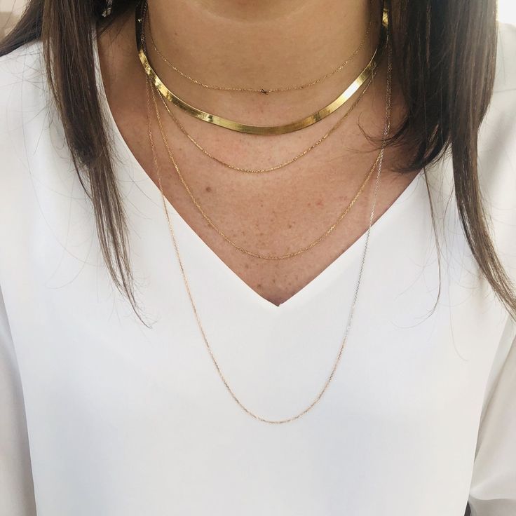 Herringbone Necklace - Kelly Bello Design