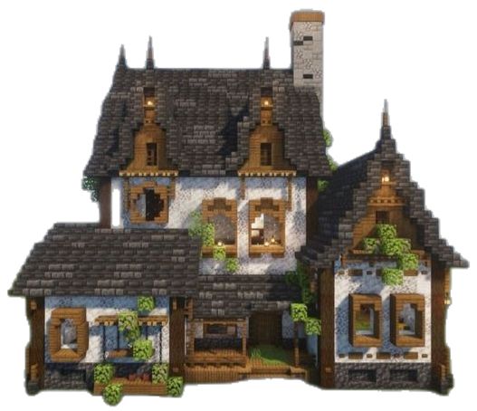 an image of a house that is made out of paper