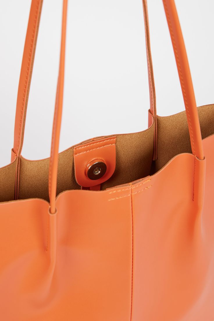 - Measurements: 1. Width: 29.5cm, 2. Height: 29.5cm- Materials: 100% polyester- Thickness: Moderate- Sheerness: None- Stretch: None- Lining: None- Care: Hand wash Modern Orange Everyday Shoulder Bag, Chic Orange Bucket Bag Tote, Trendy Everyday Leather Bags, Everyday Trendy Leather Bags, Trendy Daily Leather Bags, Modern Orange Everyday Bag, Modern Orange Everyday Bags, Orange Bags For Daily Use, Everyday Trendy Top Handle Satchel