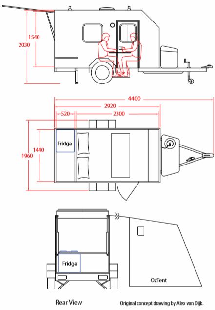 the drawing shows how to draw a truck with its door open and side doors closed