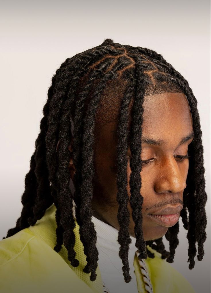 Rapper Braids, Mens Dreadlock Styles, Mens Twists Hairstyles, Fade Haircut Curly Hair, Hair Twists Black, Dreadlocks Men, Dreads Hairstyles, Smell Hair, Short Dreads