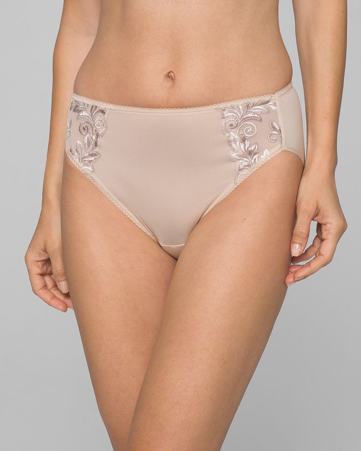 They're the best of both worlds. We took our Sensuous Lace® high-leg briefs and added our Vanishing Edge® technology that makes lines disappear for a flawless invisible fit. The result? A pair of panties that looks and feels great every time you wear them. Silicone at the leg openings keeps them perfectly in place and erases panty lines for a smooth, sleek finish. The high-cut legs give the illusion of longer legs that's incredibly flattering and comfortable. Details Full coverage with high-cut