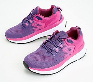 Providing supportive style for your active lifestyle, these breathable mesh sneakers are ready for everything from neighborhood strolls to high-impact workouts. From Propet. Slip-resistant Low-top Running Shoes For Workout, Slip-resistant Athleisure Running Shoes For Workout, Athleisure Slip-resistant Sneakers For Workout, Slip-resistant Athletic Running Shoes For Jogging, Functional Slip-resistant Sneakers For Workout, Sporty Pink Slip-resistant Running Shoes, Pink Sporty Walking Shoes For Light Sports, Sporty Pink Walking Shoes For Light Sports, Pink Slip-resistant Running Shoes