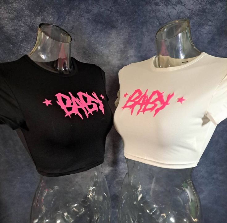 This tight and cute BABY crop top is true to fit but stretches for comfort. Various colors and sizes. Available Women's fit Fabric: Cotton Low Dry Machine wash Short Crop Tops, Crop Top Designs, Baby Crop Top, Lazy Day Outfits, Small Crop Tops, Pink Crop Top, Crop Top And Shorts, Cropped Tops, Cropped Tube Top