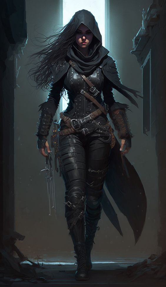 Female Assassin, Warrior Outfit, Fantasy Armor, Warrior Princess, Fantasy Warrior, Assassins Creed, Fantasy Clothing, Fantasy Fashion, Dnd Characters