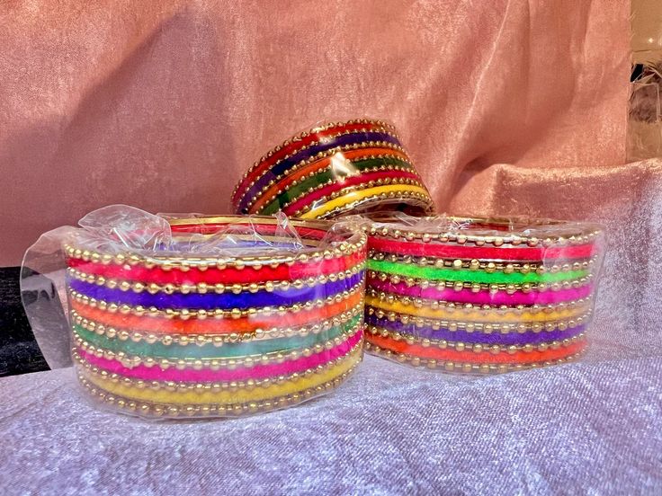 Colorful Bangle Set 2 - Etsy Bohemian Bangle For Festive Celebration, Handmade Bollywood Bangle For Celebration, Handmade Bollywood Style Bangle For Celebration, Bollywood Style Handmade Bangle For Celebration, Festive Bohemian Bangle For Celebration, Handmade Pink Bangle For Festive Occasions, Festive Handmade Pink Bangle, Handmade Bangle For Festive Occasions, Bohemian Bangle Bracelet For Celebration