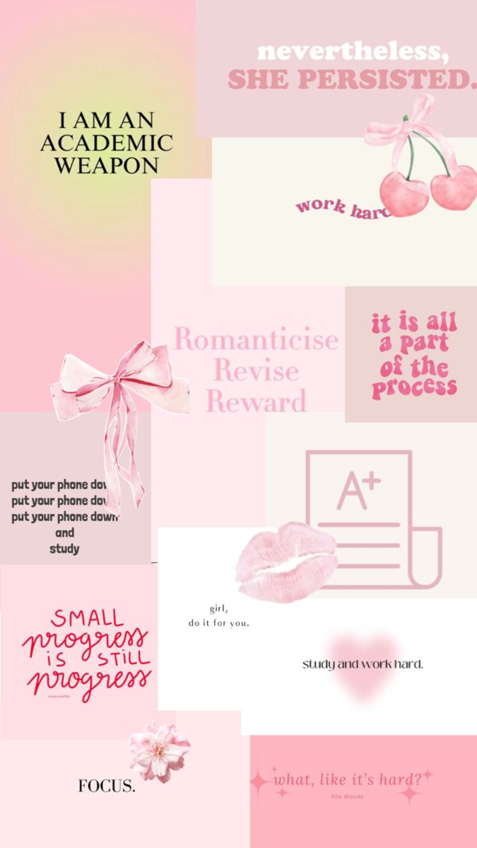 some type of pink and white wallpaper with different types of lettering on it's sides