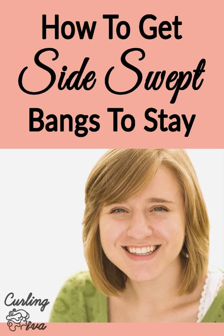 How to Get Side Swept Bangs to Stay – Curling Diva How To Blow Dry Side Swept Bangs, How To Style Side Swept Bangs, Diy Side Swept Bangs, Side Swept Bangs Long Hair, Braid Bangs, Men Undercut, Short Side Bangs, Swoop Bangs, Growing Out Bangs