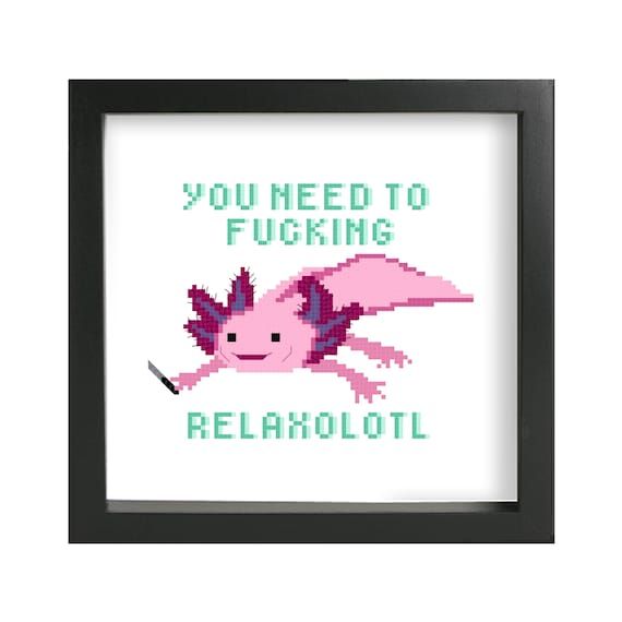 Axolotl Cute, Cute Axolotl, Pride Colors, Crochet Dragon, Completed Cross Stitch, Cute Office, Cross Stitch Funny, Hand Embroidery Pattern, Perler Beads Designs