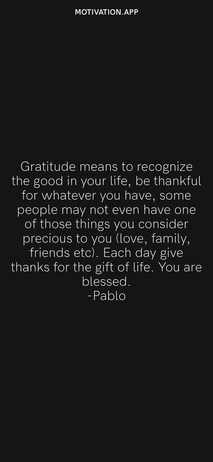 a black and white photo with the words, grateful means to recognize the good in your life