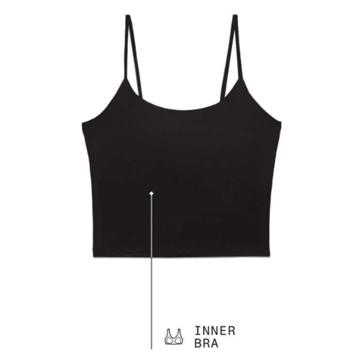 Nwt Oysho Inner Bra In Black. Non-Wired Bra, Seamless, Padded Bra, Removable Padding Neckline: Backless Fastening: No Closure Pattern: Plain Qualities: Breathable Filling:88% Polyamide, 12% Elastane Lining: 88% Polyamide, 12% Elastane Armpit To Armpit: 14", Length: 15". Seamless Elastane Cami Crop Top, Casual Black Seamless Camisole, Seamless Black Cami Crop Top, Black Seamless Crop Top For Summer, Casual Black Camisole Sports Bra, Versatile Seamless Camisole Crop Top, Summer Medium Support Seamless Camisole, Seamless Medium Support Camisole For Summer, Black Seamless Sports Bra With Spaghetti Straps