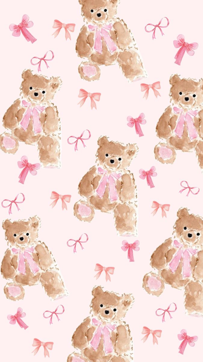 teddy bear lockscreen, ribbons, bows, pink, aesthetic, soft girl Cute Lockscreens Aesthetic Pink, Soft Girl Background, Soft Girl Wallpaper Aesthetic, Soft Pink Wallpaper Iphone, Backgrounds Iphone Pink, Cute Bears Wallpaper, Teddy Bear Lockscreen, Teddy Bear Wallpaper Cute, Pink Teddy Bear Aesthetic