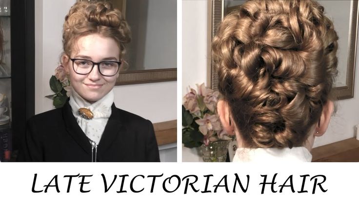 Victorian Rag Curls Tutorial, Late Victorian Hairstyles, Late 1800s Hairstyles, Victorian Hair Accessories, Rag Curls Tutorial, 1890s Hair, 1800s Hairstyles, Teacher Hairstyles, Yarn Wigs