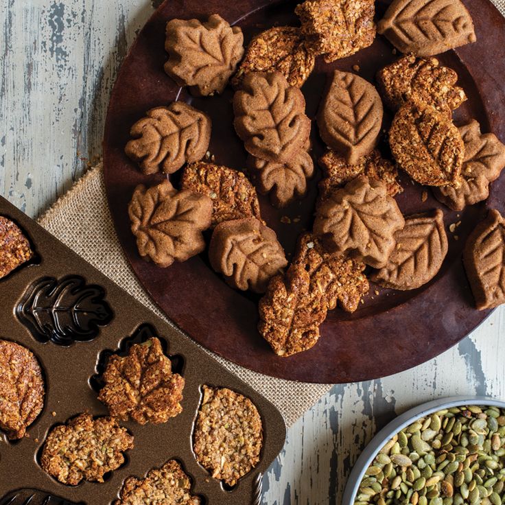 some cookies and other food items on a table