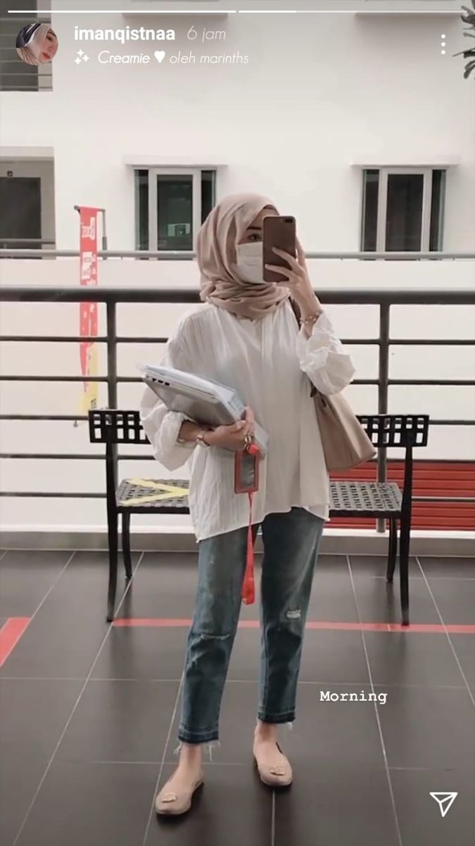 Kuliah Outfit, Outfit Ngampus, Outfit Hijab Casual, Street Hijab Fashion, Muslim Outfits Casual, Hijab Style Casual, Hijabi Fashion Casual, Casual Hijab, Style Hijab