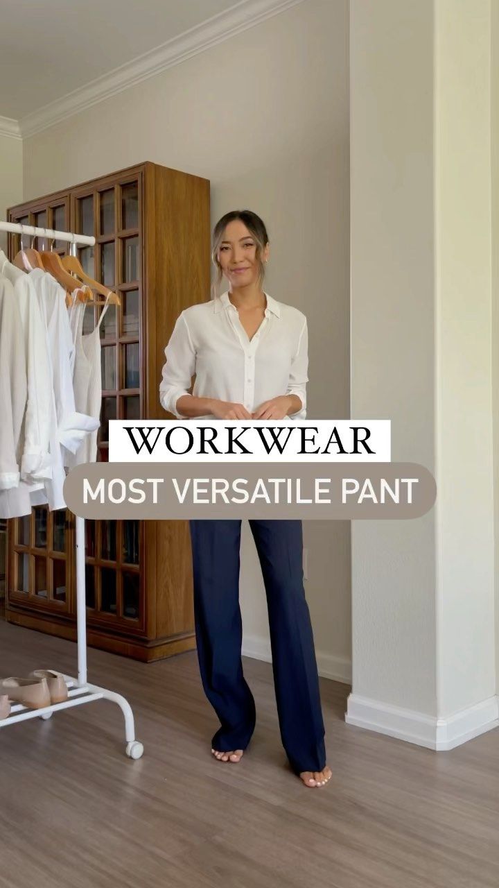 Elegant Pants Suits, Workwear Outfits, Fashion Victim, Style Tips, Full Screen, Ankle Pants, Work Pants, Outfit Details, Work Outfit