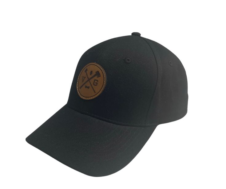 Be a part of a movement with representing the VG brand with our our classic style baseball hat. The hat is made from 100% cotton twill and features our VG logo on a genuine leather patch. Features: Color: Black Curved Brim Adjustable Snap 6 Panels Genuine Leather VG Logo Patch Free 30 Day Returns. Classic Leather Snapback Baseball Cap, Black Snapback Hat With Leather Patch And Curved Brim, Black Leather Adjustable Snapback Hat, Classic Black Snapback Hat With Logo Patch, Black Leather Patch Six-panel Snapback Hat, Vintage Gentleman, Black Curves, Classic Hats, Leather Patches