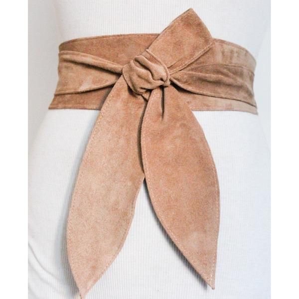 Taupe Beige Suede Tulip Tie Obi Belt | Suede Belt | Waist tie belt | P – loveyaayaa Leather Obi Belt, Diy Corset, Scarf Photography, Plus Size Belts, Hip Belt, Belt Tie, Wrap Belt, Obi Belt, Corset Belt