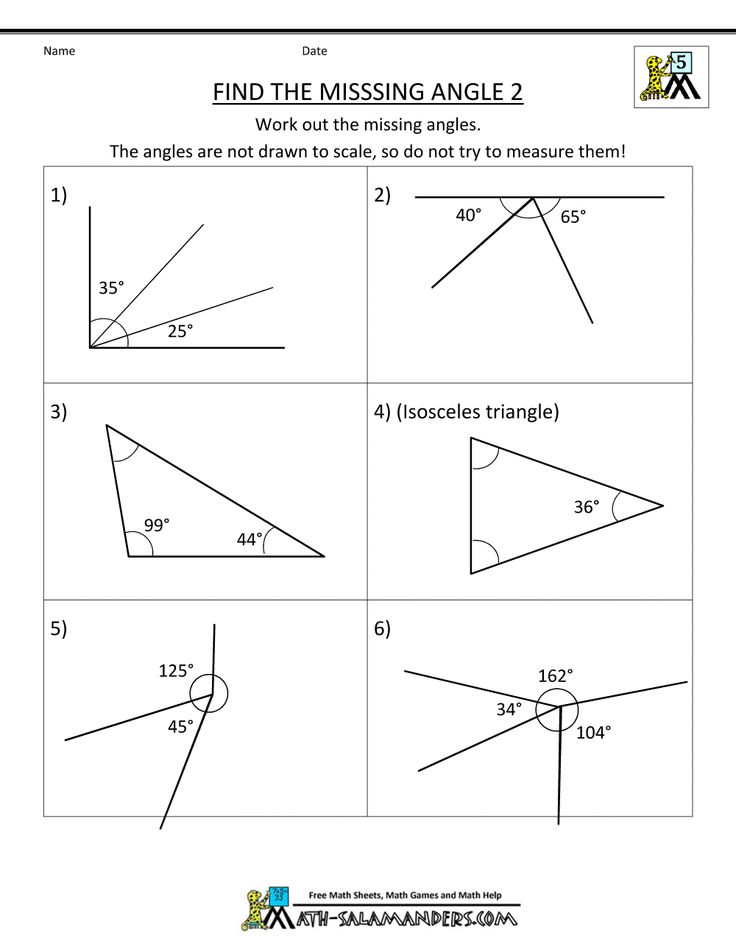 the worksheet for angles in a triangle is shown with instructions to make it easier