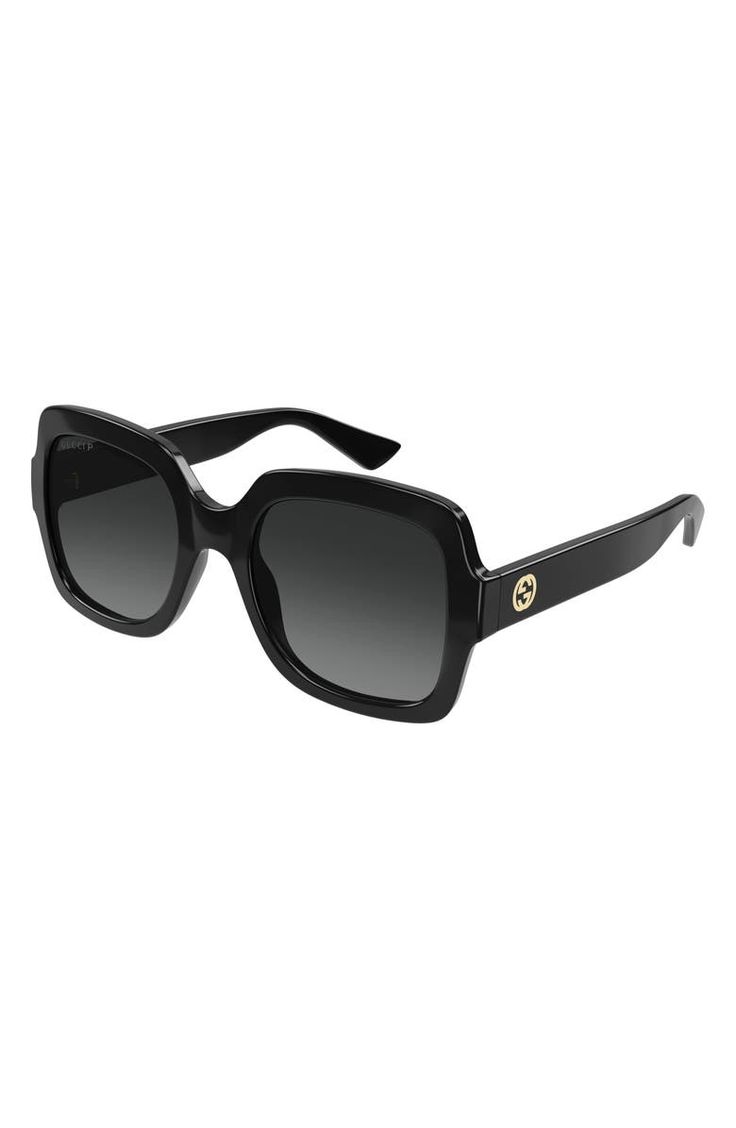 Designer Sunglasses With Gradient Square Frame, Designer Sunglasses With Square Frame And Gradient Lenses, Gucci Square Frame Glass Sunglasses, Designer Glass Sunglasses With Anti-reflective Coating, Designer Anti-reflective Sunglasses, Designer Anti-reflective Glass Sunglasses, Formal Rimless Sunglasses With Gradient Lenses, Luxury Wayfarer Glass Sunglasses, Modern Gucci Glass Sunglasses