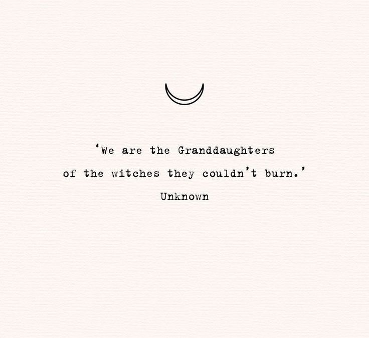 the words are written in black and white on a piece of paper that says we are the granddaughters of the witches they couldn't burn