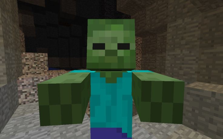 an image of a minecraft character standing in the middle of a room