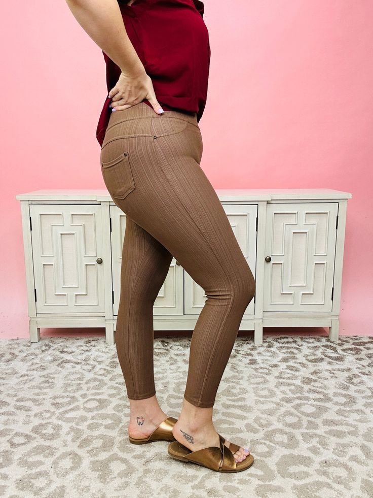 Our Mocha Super Stretchy Skinny Pants offer the perfect mix of comfort and versatility. Made from super-stretchy fabric, they have a high waist for a flattering fit and two pockets for convenience. Ideal for both everyday wear and special occasions, these pants are sure to be a wardrobe staple. Size 1 (Sizes 3-15) Size 2 (14W-22W) Jess is wearing a size 1. Blush Boutique, Flattering Pants, Mocha Color, Comfortable Clothes, Colored Pants, Trendy Clothing, Comfortable Outfits, Over 60, Stretchy Fabric