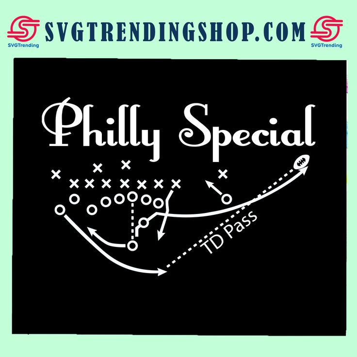 the phily special logo on a black background