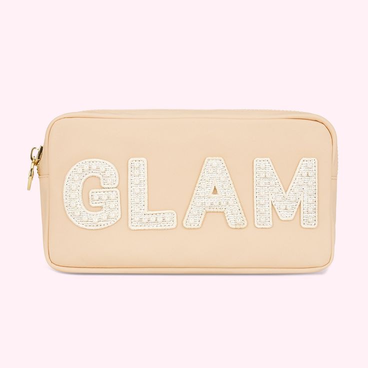 Glam" Small Pouch Clover Makeup, Charger Bag, Receipt Organization, Stoney Clover, Small Pouch, Small Pouches, Makeup Case, Luggage Accessories, Toiletry Bags