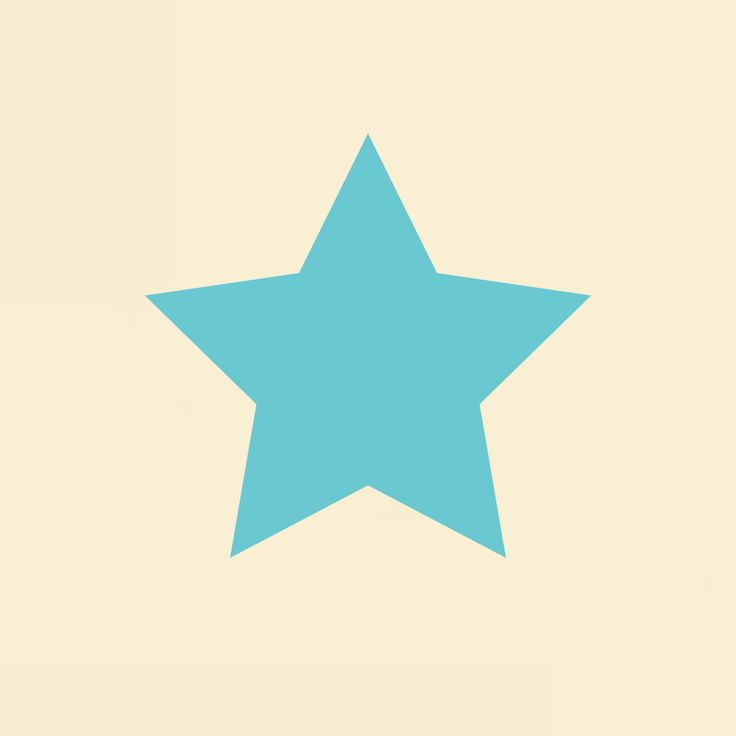 a blue star on a beige background